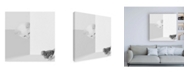 Trademark Global Jon Bertell Peek a Boo Cat Canvas Art - 19.5" x 26"